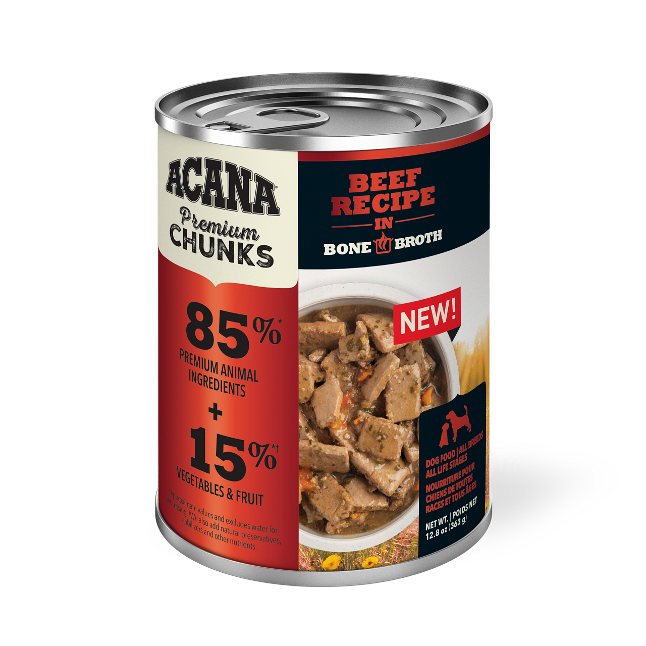 ACANA DOG BEEF IN BONE 12.8OZ