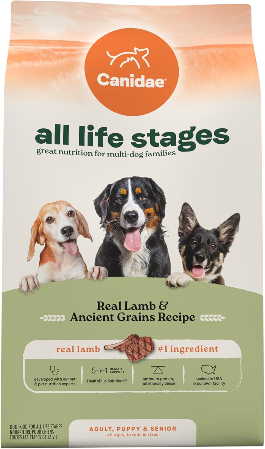 Canidae All Life Stages Real Lamb & Ancient Grains Recipe Dog 5 lb