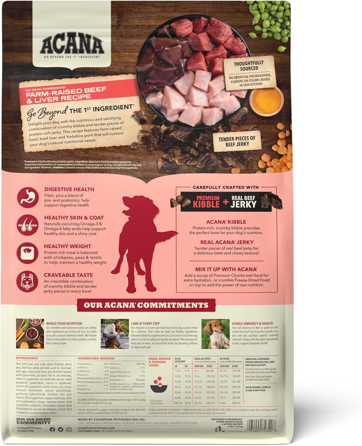 Acana Buchers Beef 4lb