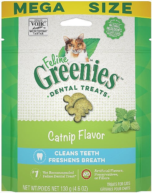FELINE GREENIES CATNIP TRT 4.6