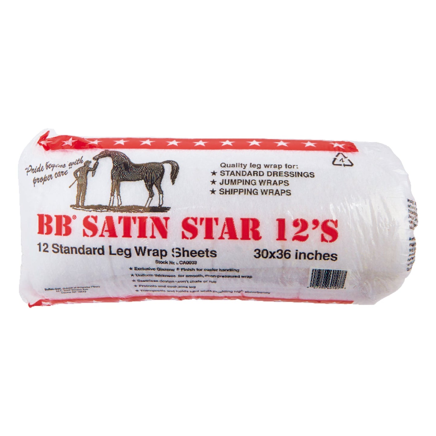 BB SATIN STAR 12'S WRAPS
