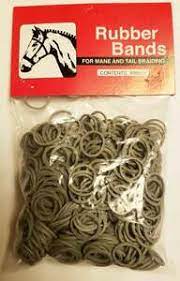 BRAID BANDS - GREY 500CT