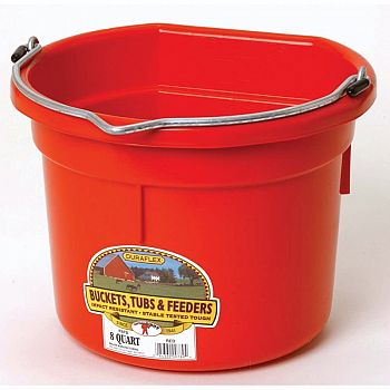 BUCKET P8FB FLATBACK RED