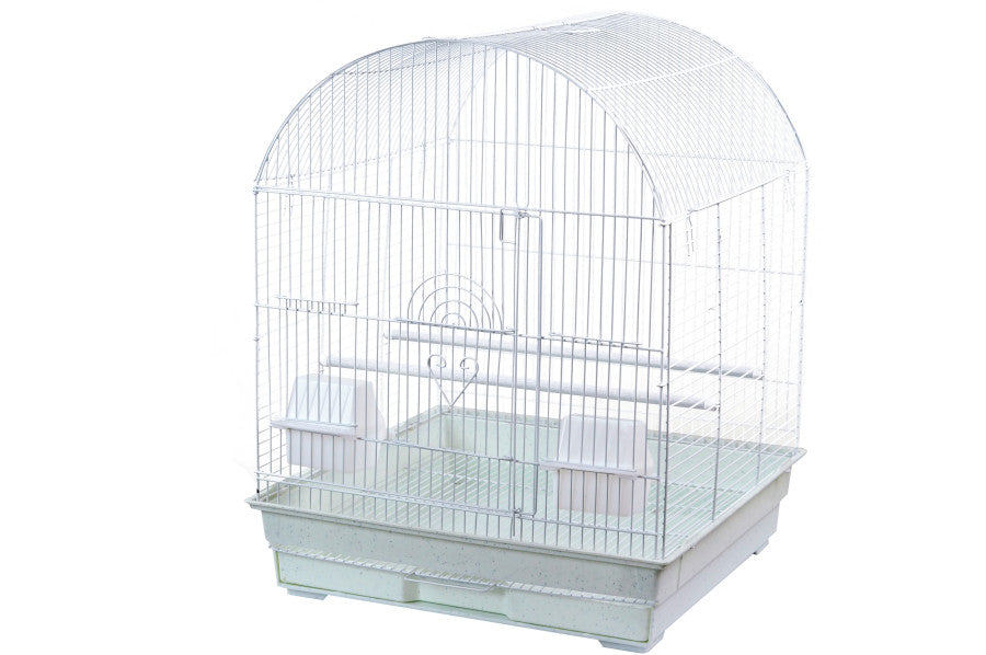 AE Circle Cage White 18X18