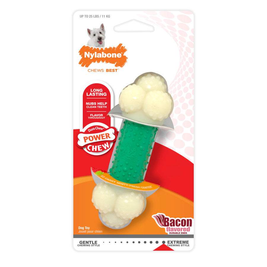 Nylabone DOUBLE ACTION CHEW BONE REG