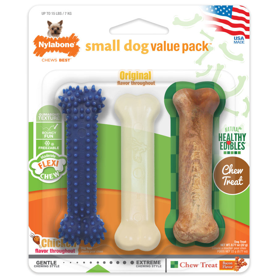 NYLABONE SML DOG VALUE PACK