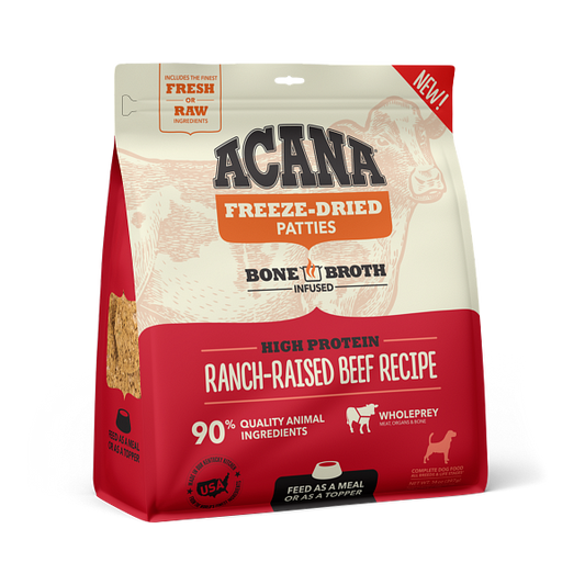 ACANA BEEF PATTIES FD 14OZ