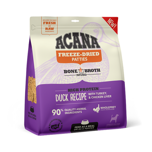 ACANA DUCK PATTIES FD 14OZ