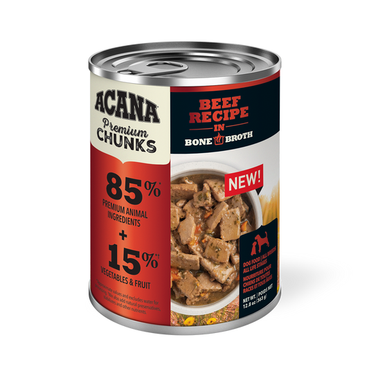 ACANA DOG BEEF IN BONE 12.8OZ