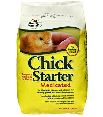CHICK STARTER MED CRUMBLES 5#
