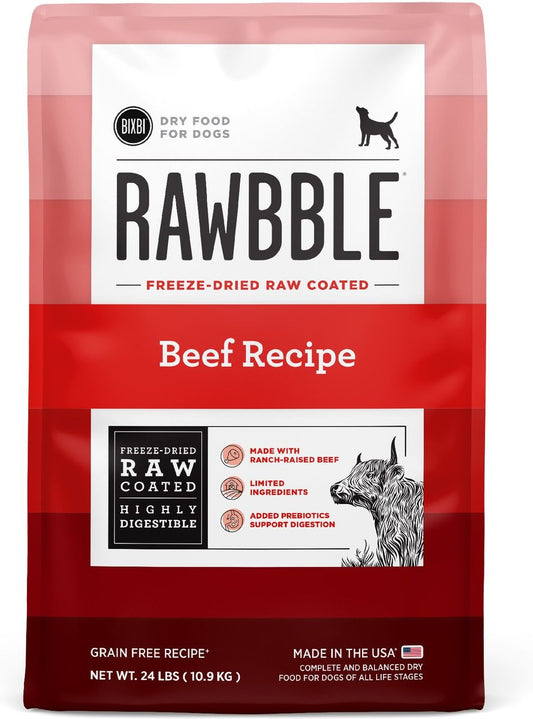 Bixbi Beef Rawbble Kibble 24#