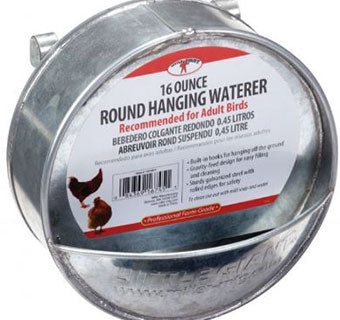 WATERER ROUND HANGING GALV 167