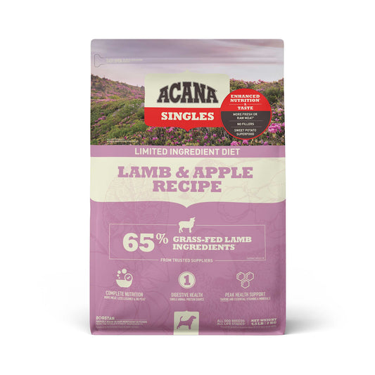 ACANA SNGLS LMB & APPLDOG 4LB