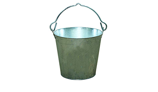 WATER PAIL GALVANIZED 8 QT