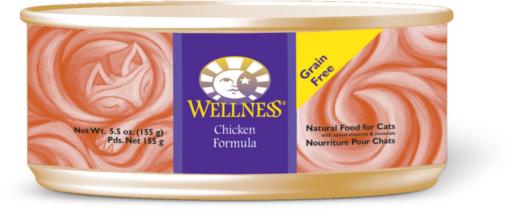wellness cat chicken 5.5 oz