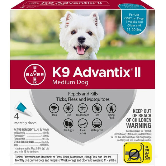ADVANTIX II K9 11-20LB 4PK