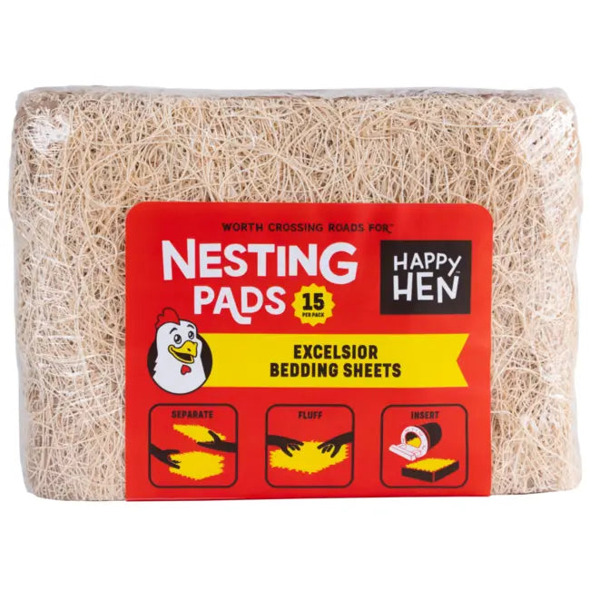 HAPPY HEN NESTING PADS 15ct