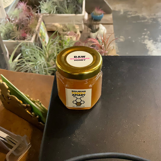 Boujikian Apiary Raw Honey- Wildflower 2oz