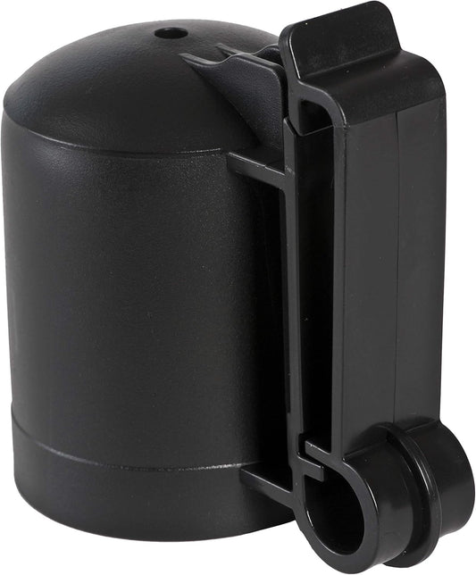 Zareba ITCPB-Z T-Post Safety Cap and Insulator, 10 per Bag, Black