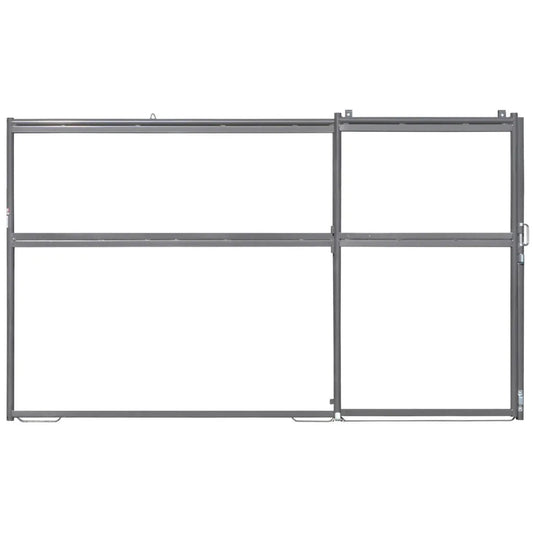 12' stall [solid] panel w/door