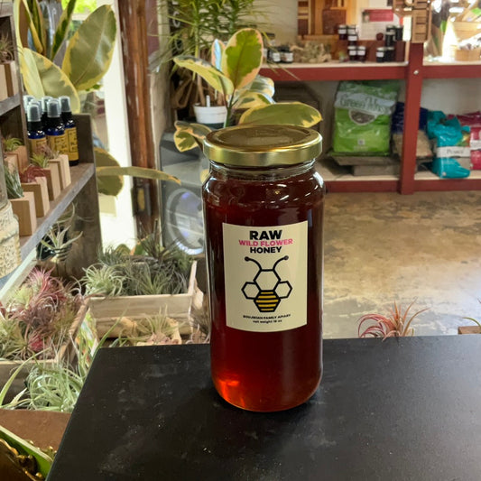Boujikian Apiary Raw Local Honey-  Wildflower 16oz