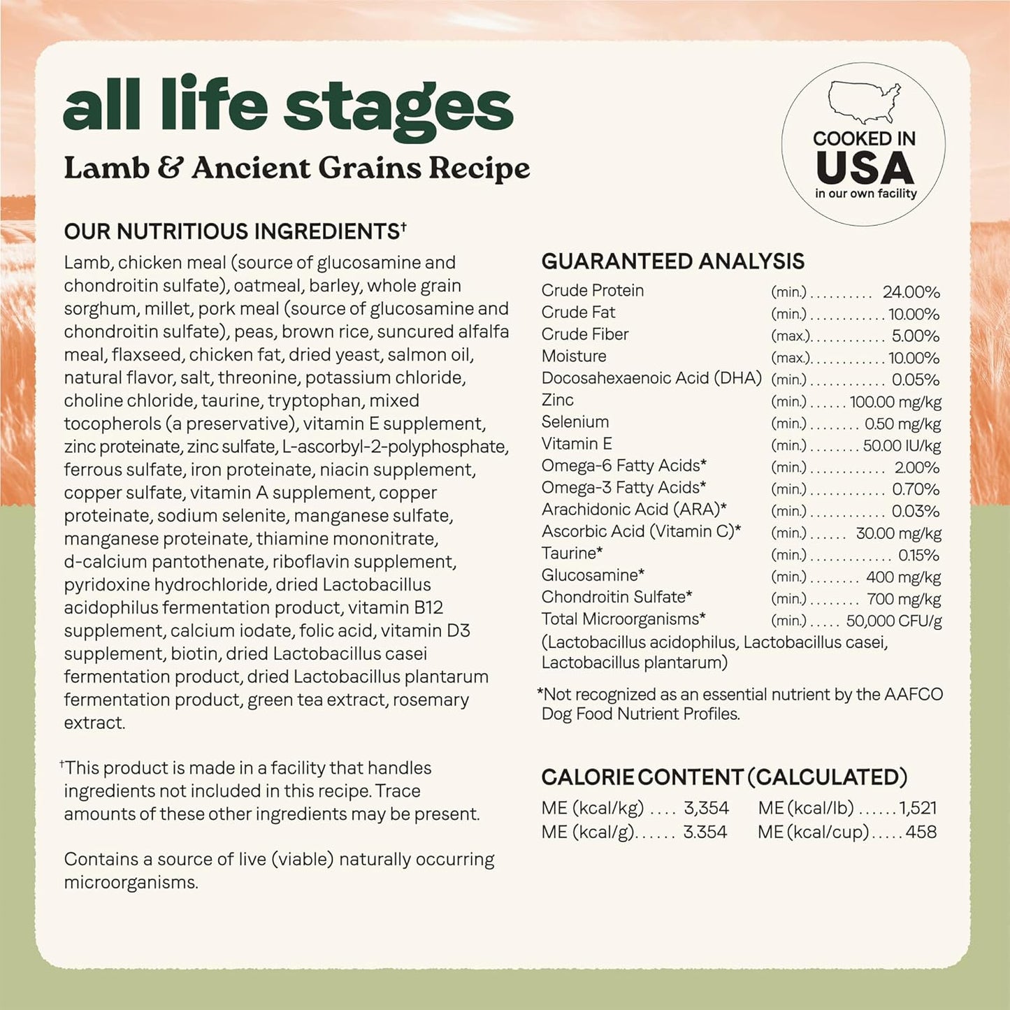 Canidae All Life Stages Real Lamb & Ancient Grains Recipe Dog       5 lb