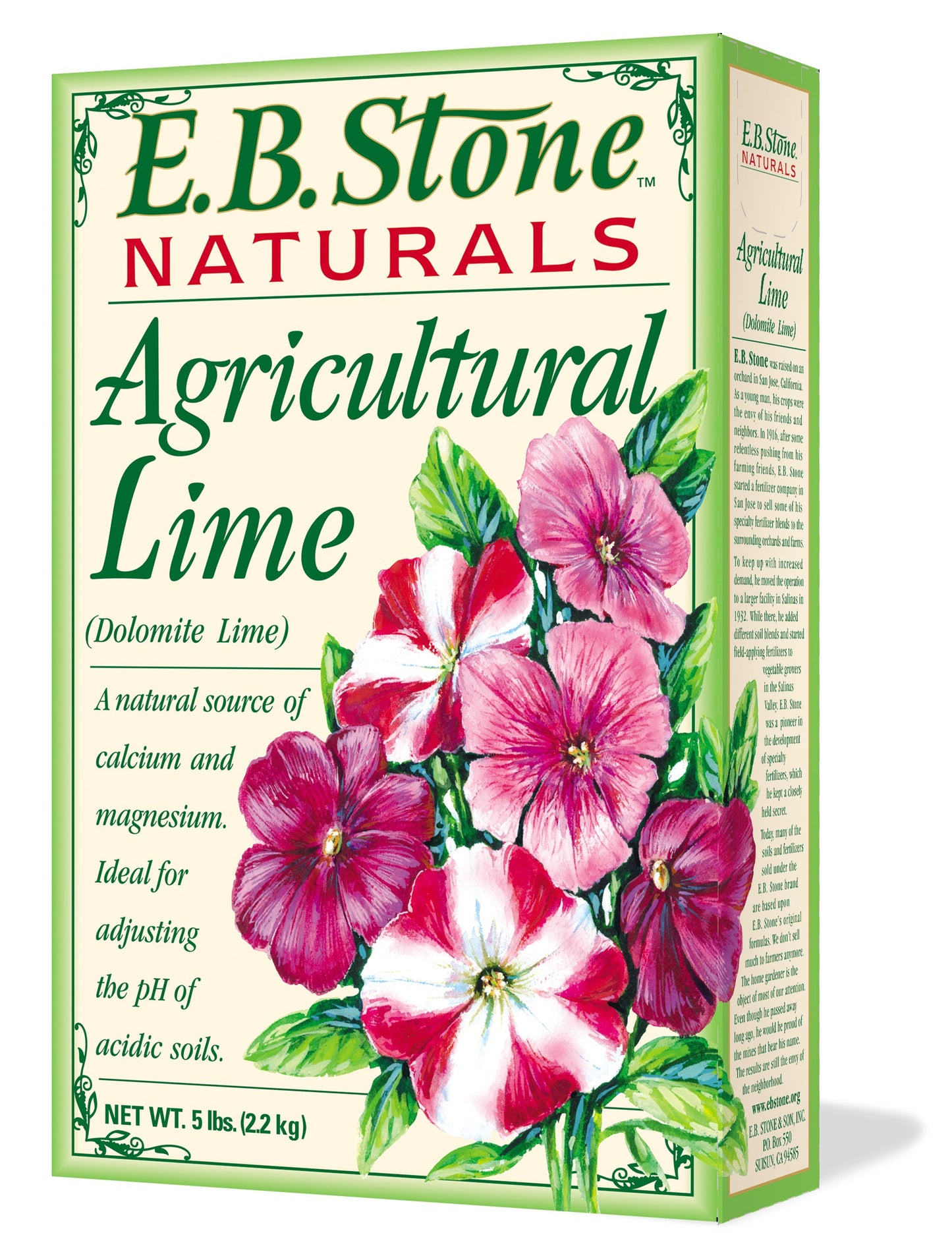EB Stone Agricultural Lime Box 5lb