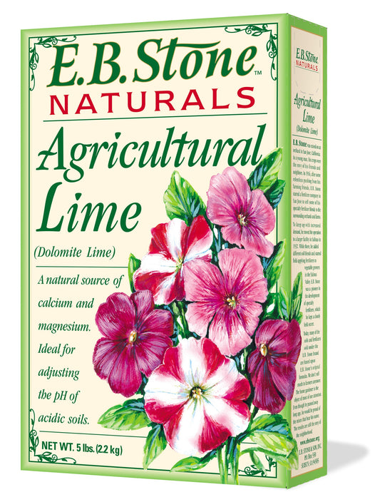 EB Stone Agricultural Lime Box 5lb