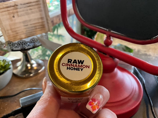 Boujikian Apiary Raw Honey- Cinnamon 2oz