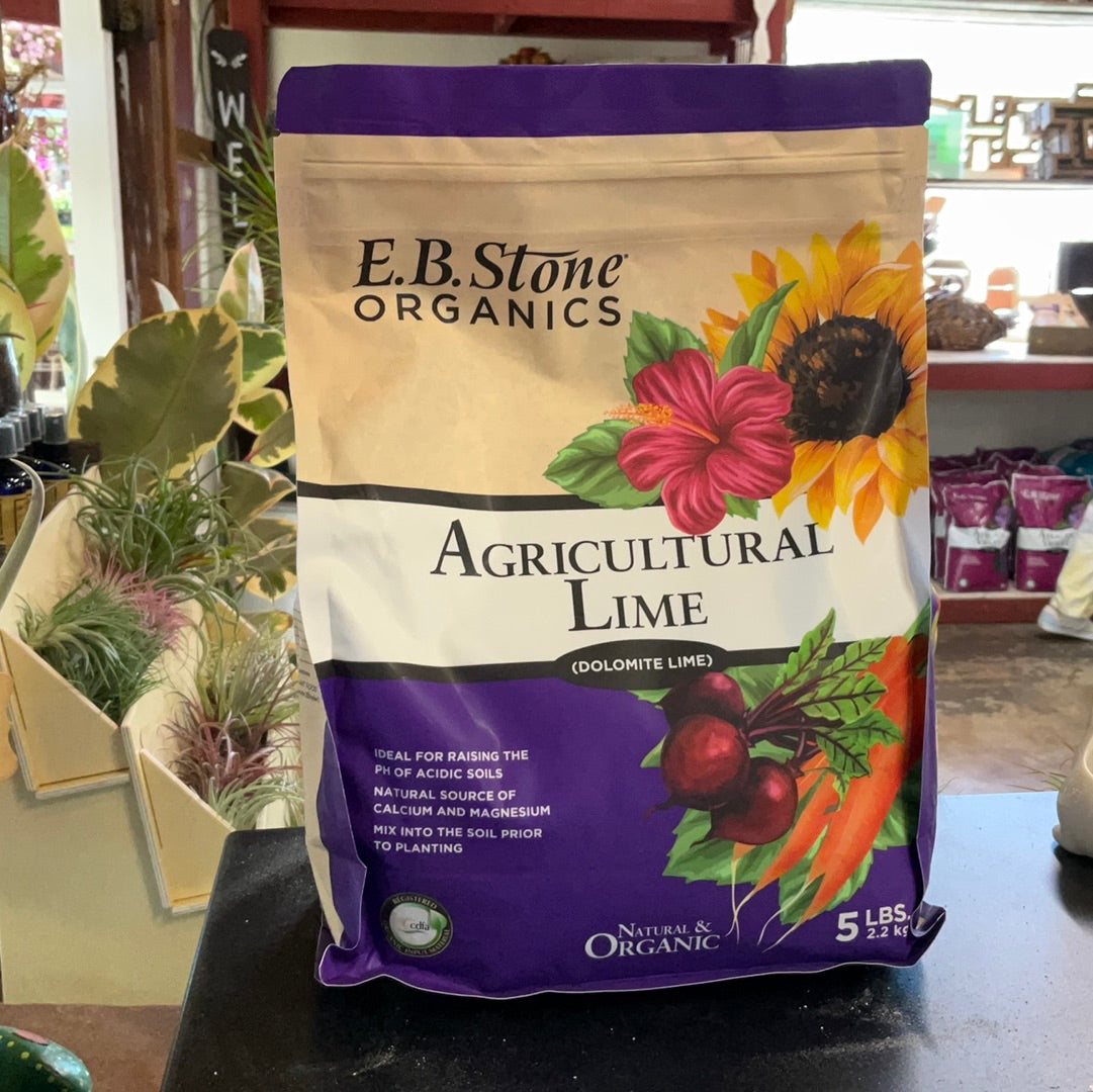 EB Stone Agricultural Lime Box 5lb