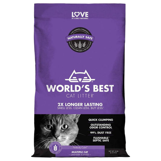 WORLD'S BEST CAT L LITTER 15LB