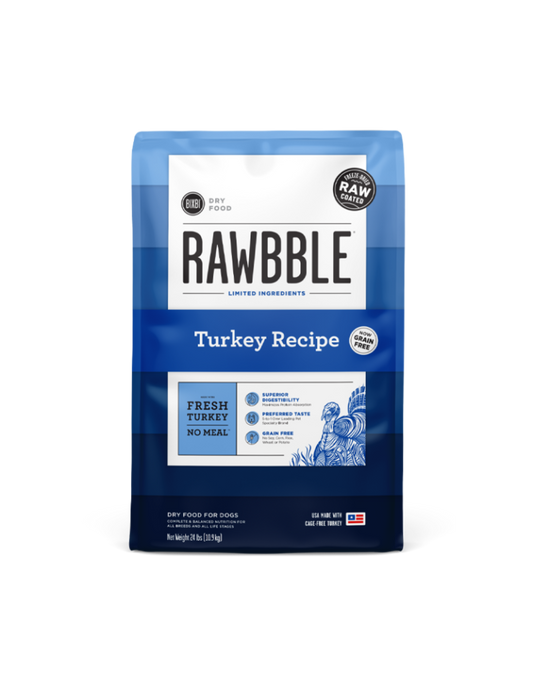 Bixbi Rawbble Dog Kibble | Turkey 24 lb