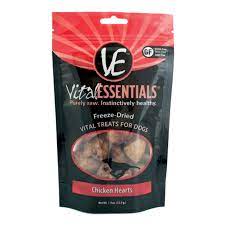 VE DOG CHICKEN HEART FD 2.1OZ