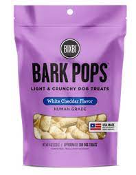BIXBI chedar bark pop  4OZ