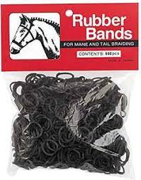 BRAID BANDS - BLACK 500CT