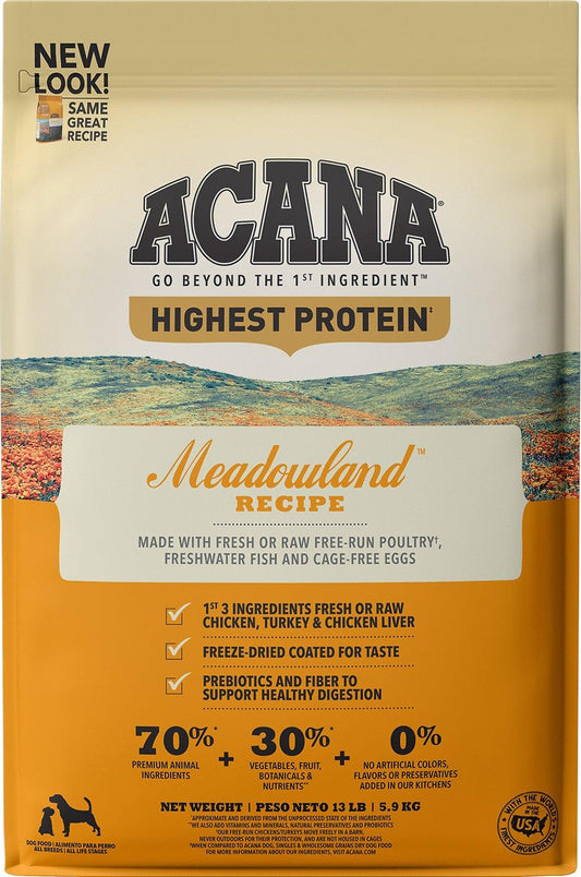 ACANA MEADOWLAND DOG  25LB