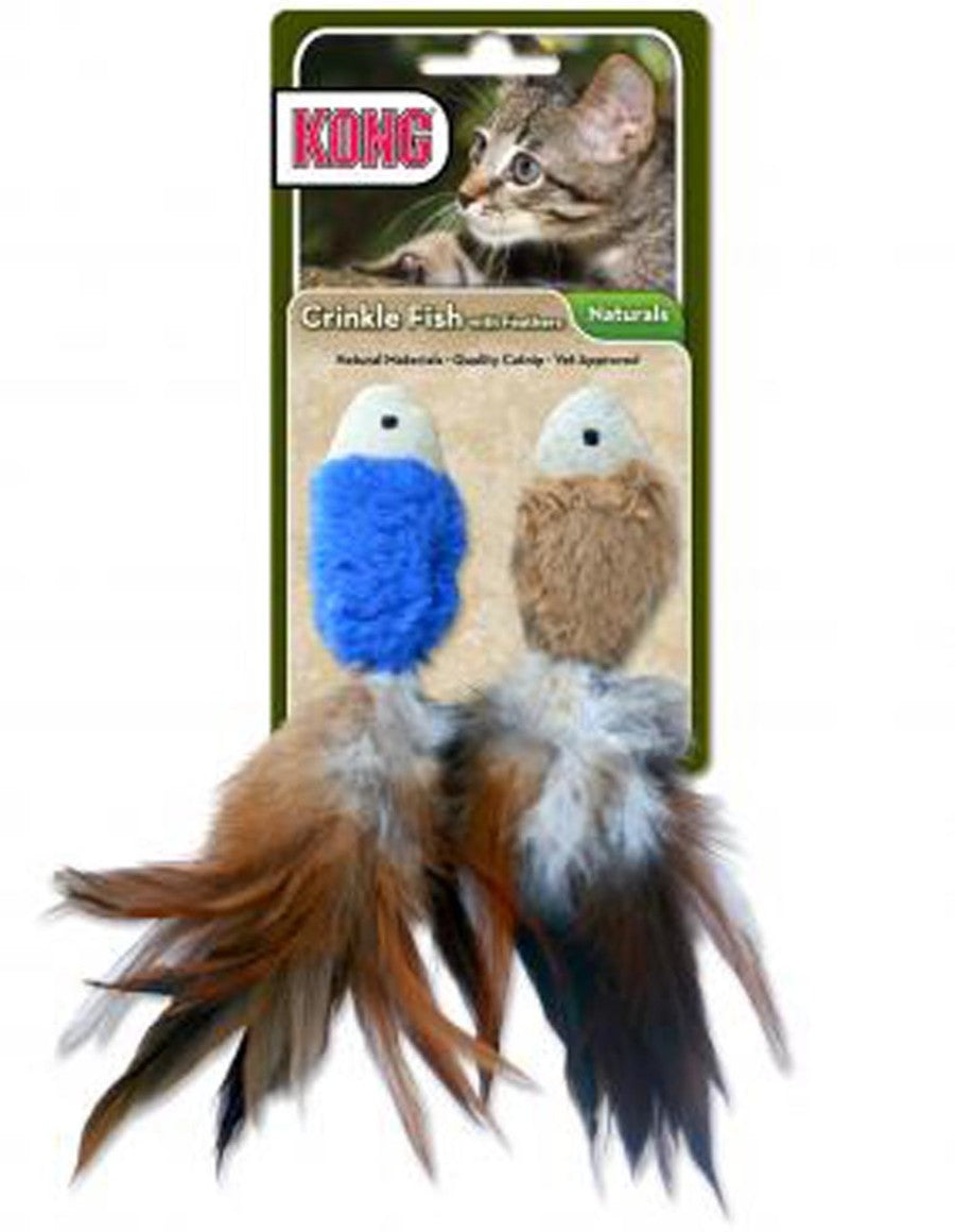 KONG Cat Crinkle Fish