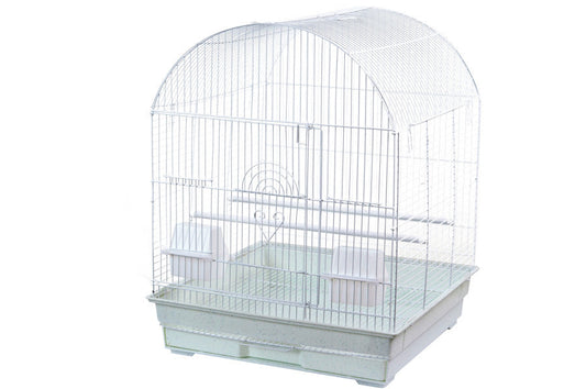 AE Circle Cage White 18X18