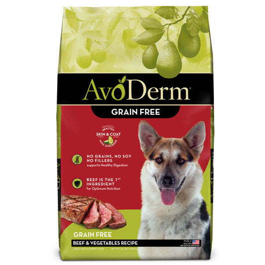 BCH DRY AVO NAT BEEF/VEG 24#