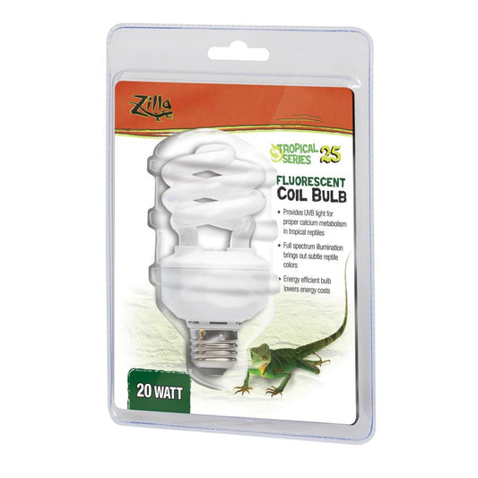 ZIL BULB FLO COIL TRPCL 20W