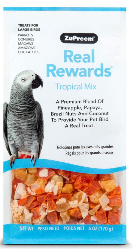 ZUP R-R TROP MIX LG BIRD 6OZ